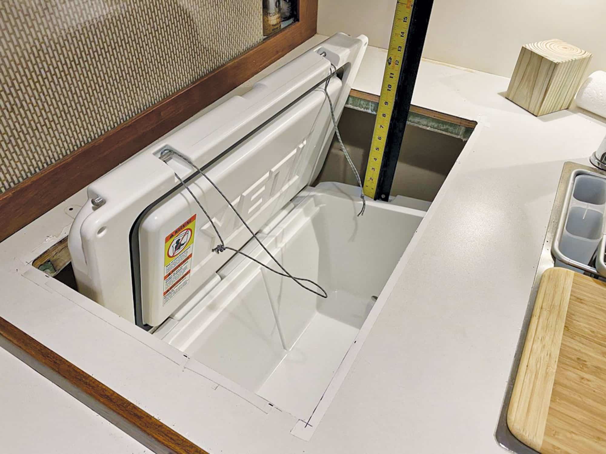 Installing a Cooler in the Galley | Cruising World