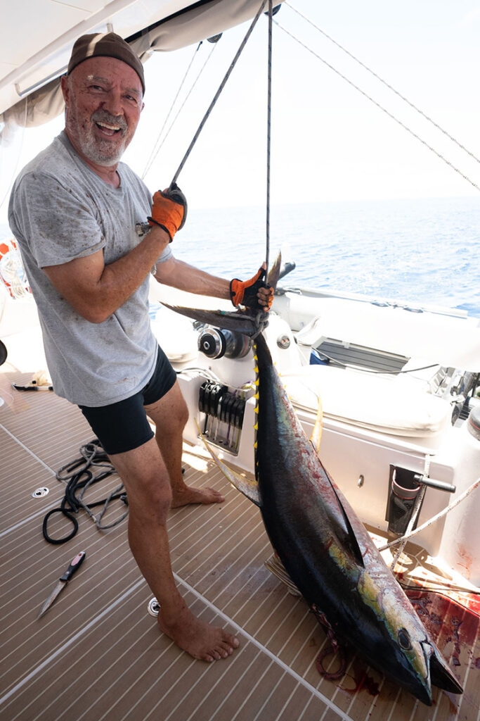 Fabio with his huge tuna