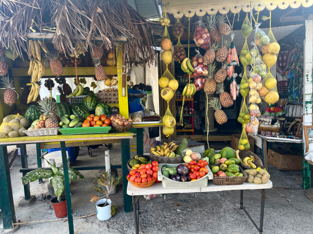 bazaar in the caribbean