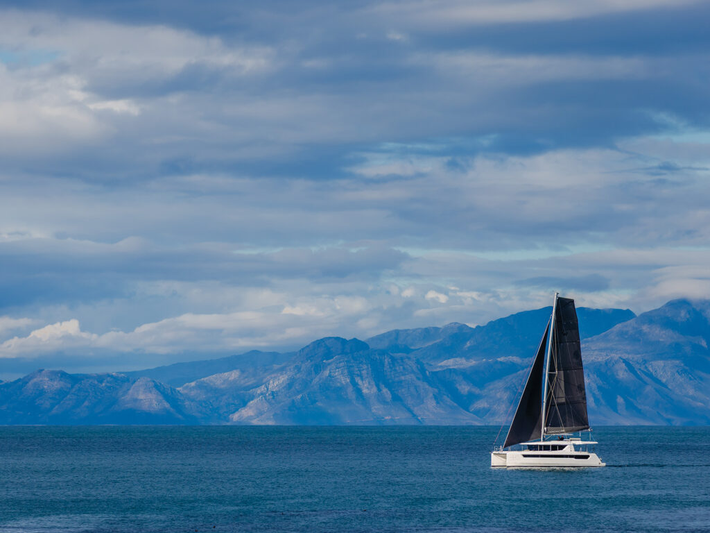 Leopard 46 on the water