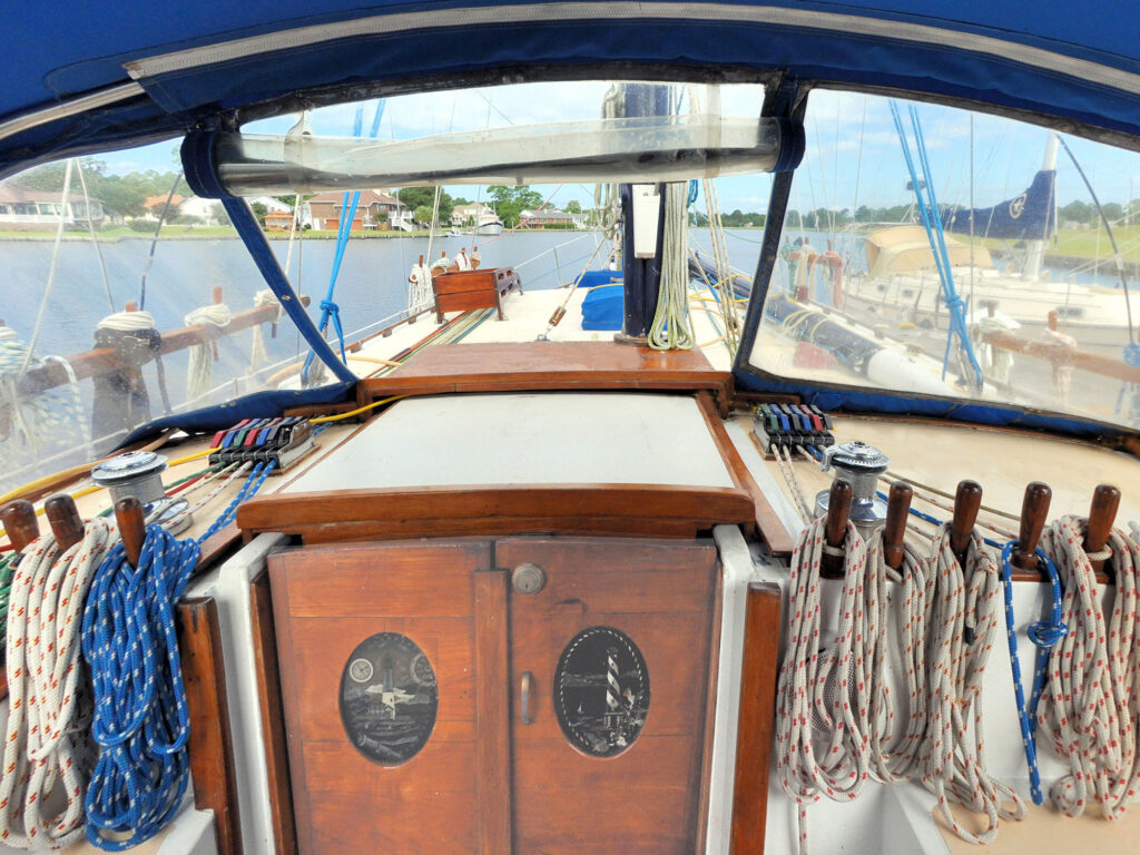 View from the helm