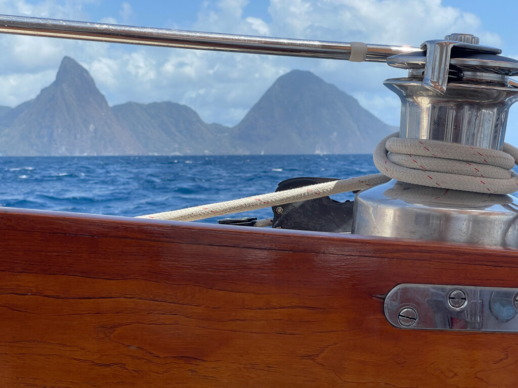 Pitons and winch