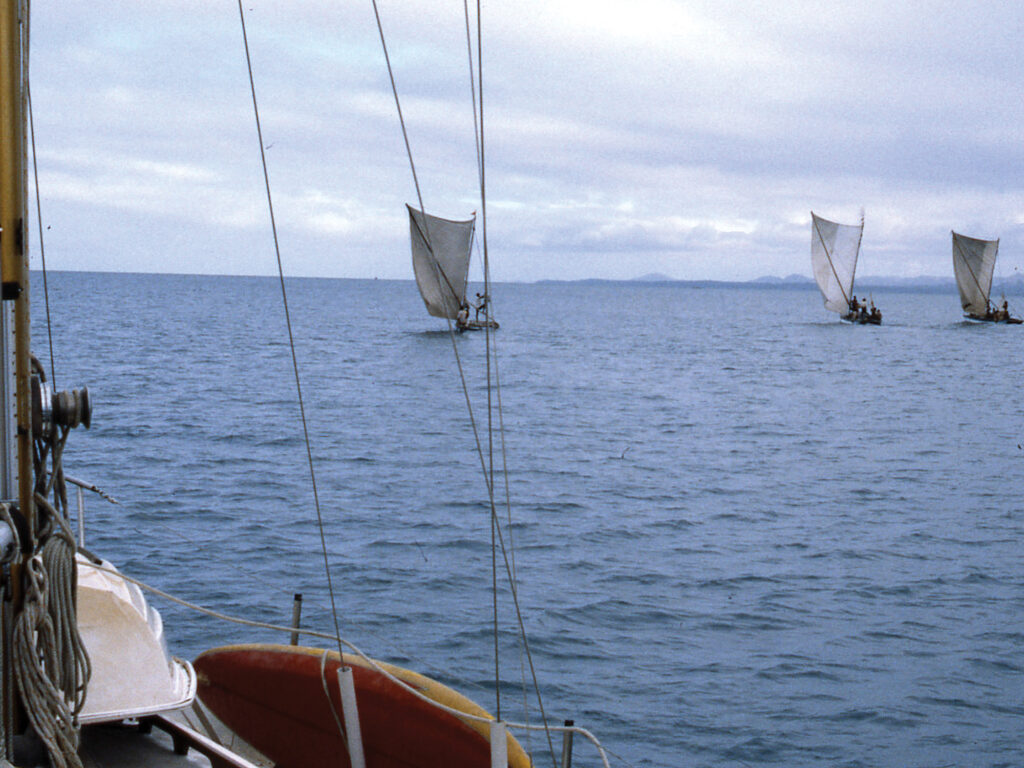 Papua New Guinea canoes