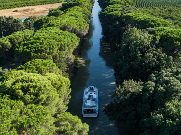 Le Boat chartering the the Canal du Midi