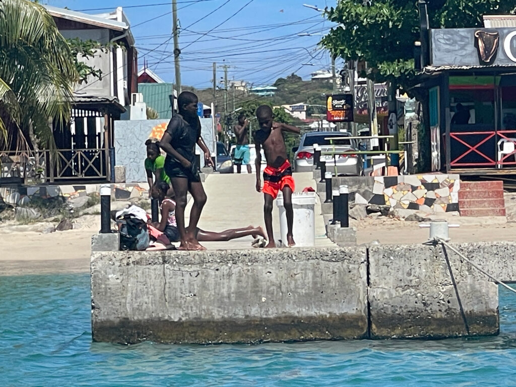 Kids in Martinique