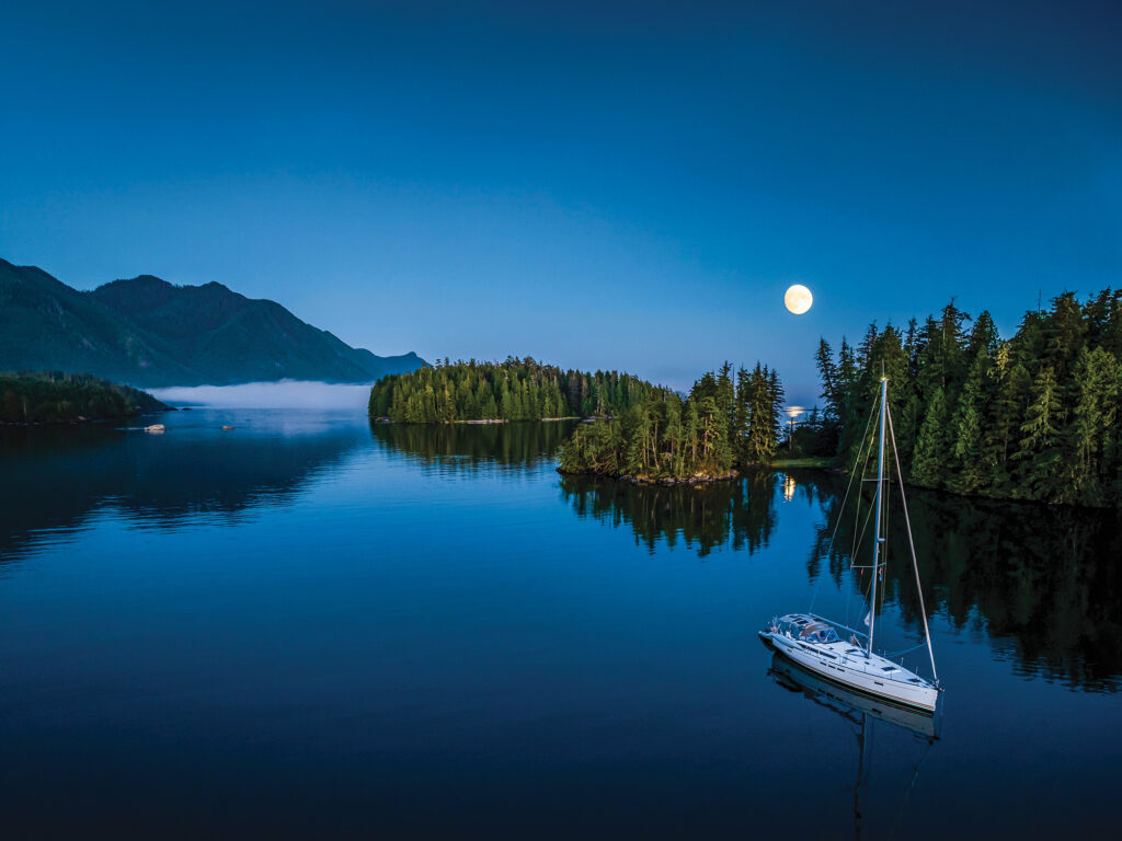 Moonrise in the Pacific Northwest