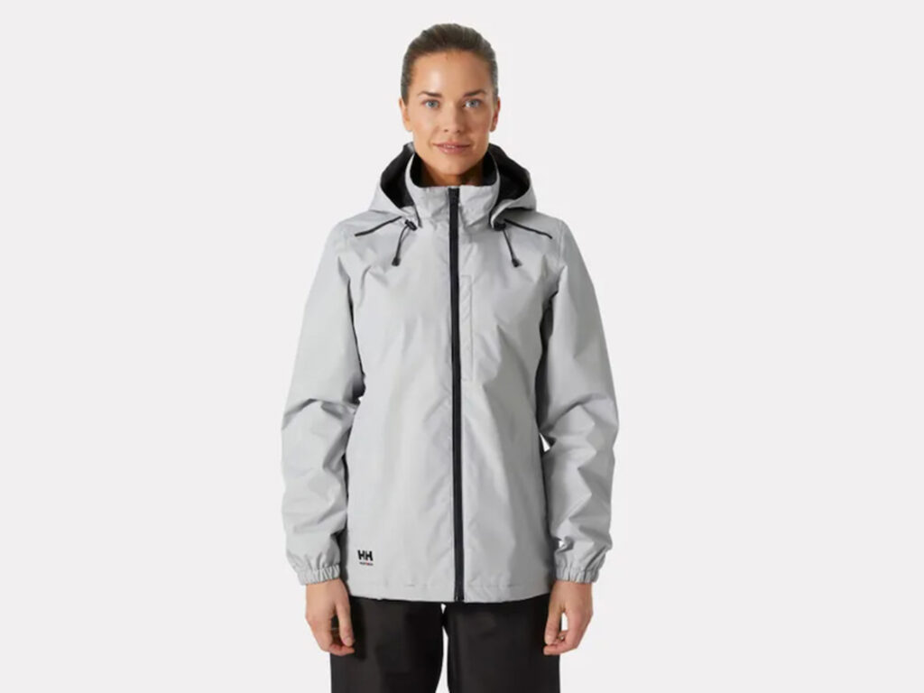 Woman wearing Helly Hansen jacket