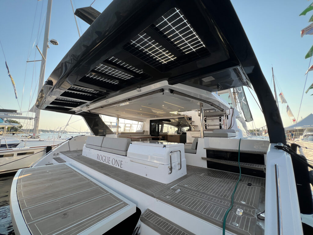 Sixty Solar Catamaran deck