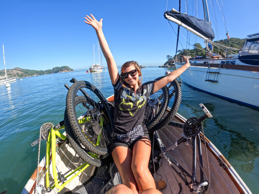 Biking at Ayala Cove, Angel Island