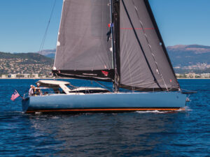 Sailing during the Cannes Yachting Festival