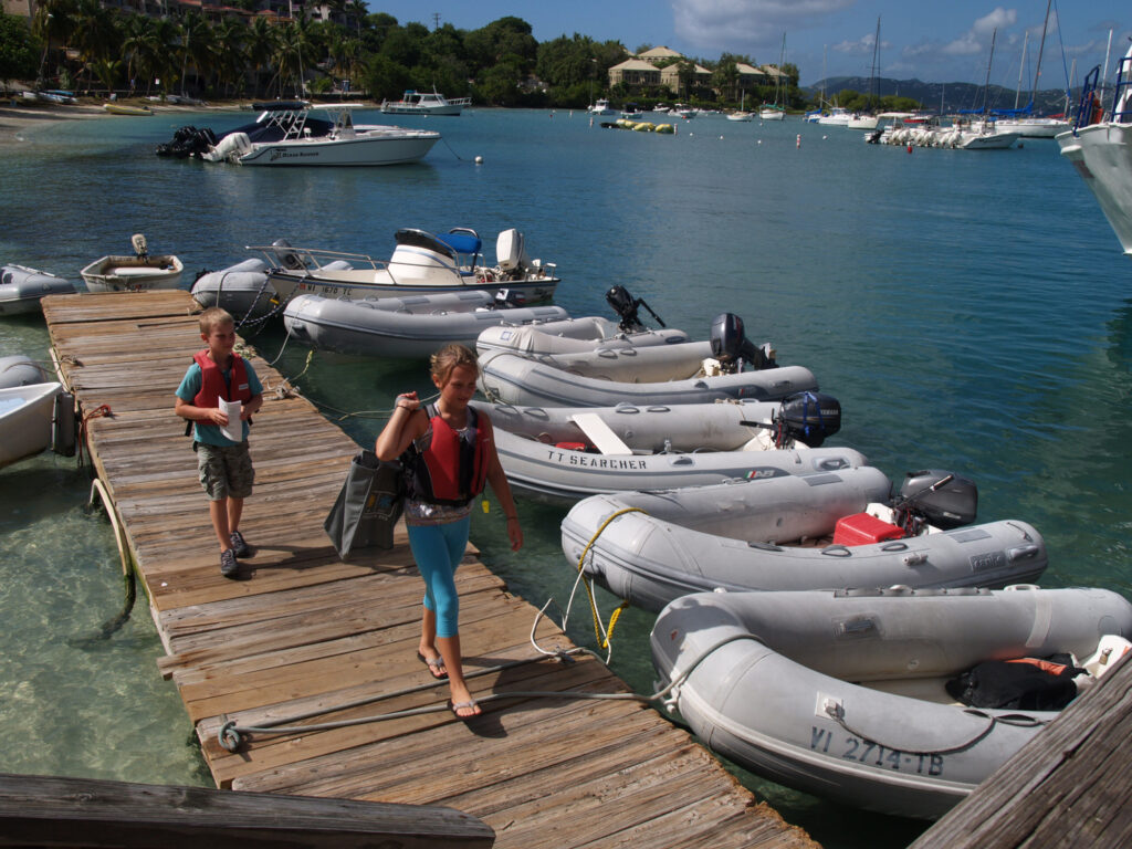 Cruz Bay Dinghy Dock