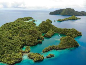 cyclone hole in Vanua Balavu, Lau Group, Fiji Islands