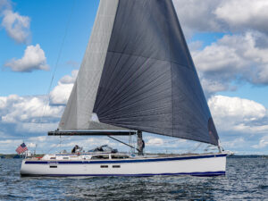 Hallberg-Rassy 57 on sea trial