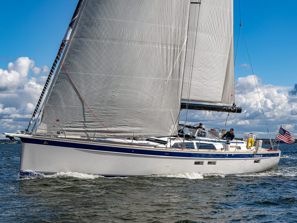 Hallberg-Rassy 57 on sea trial