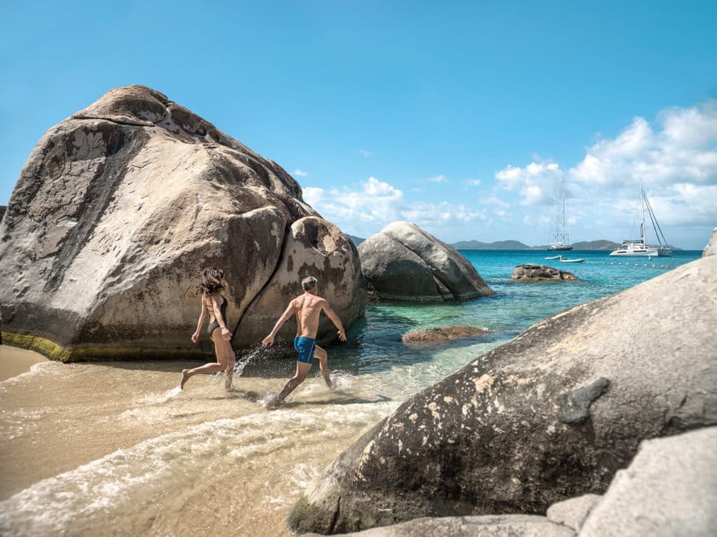 The Baths in the British Virgin Islands