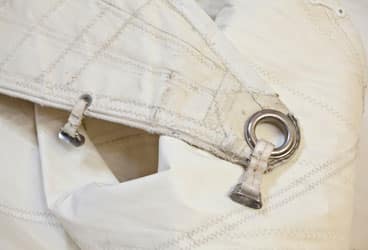 Be sure to check all grommets and any other cringles for signs of chaffe.