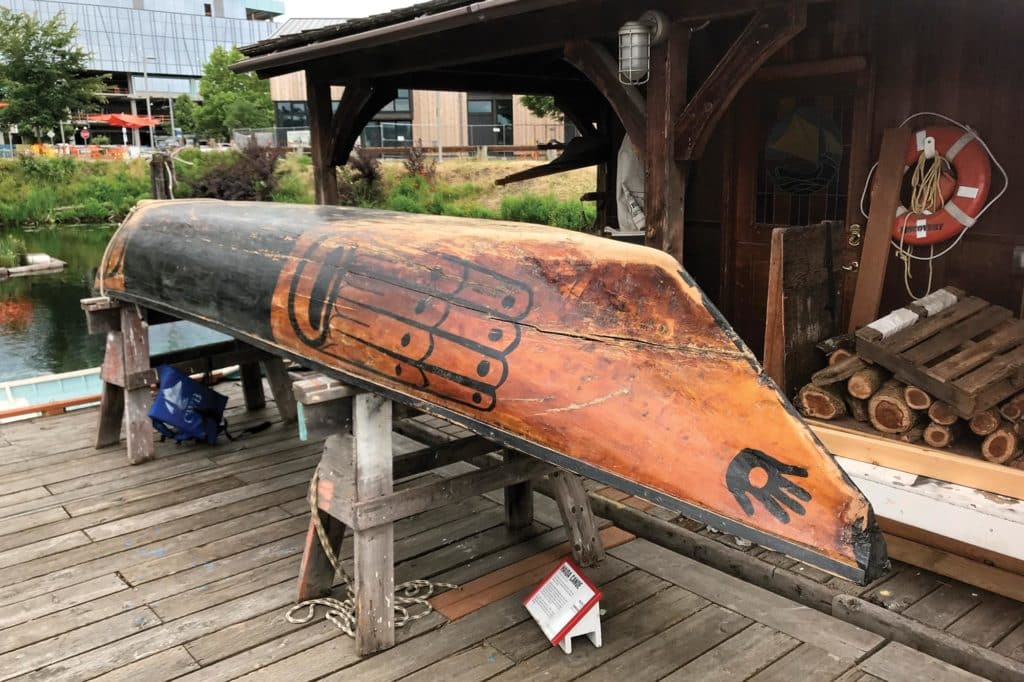 Haida canoe