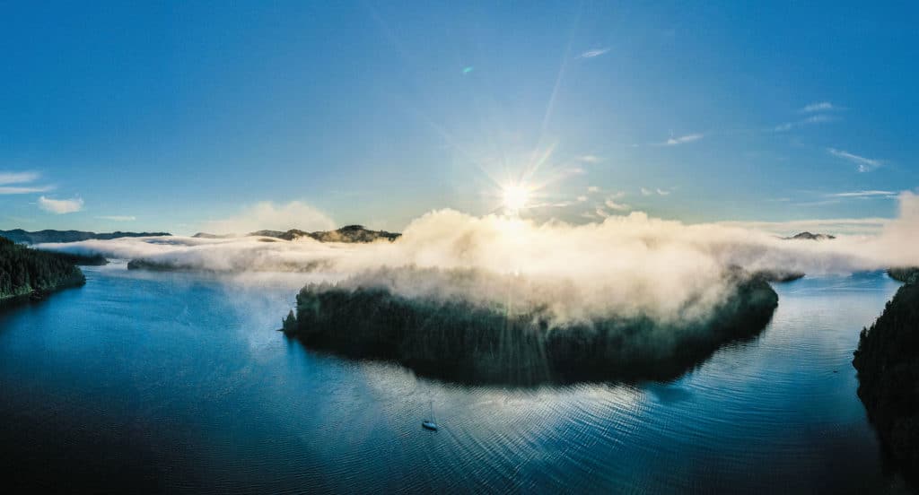 Matthew’s Island on Vancouver Island’s west coast.