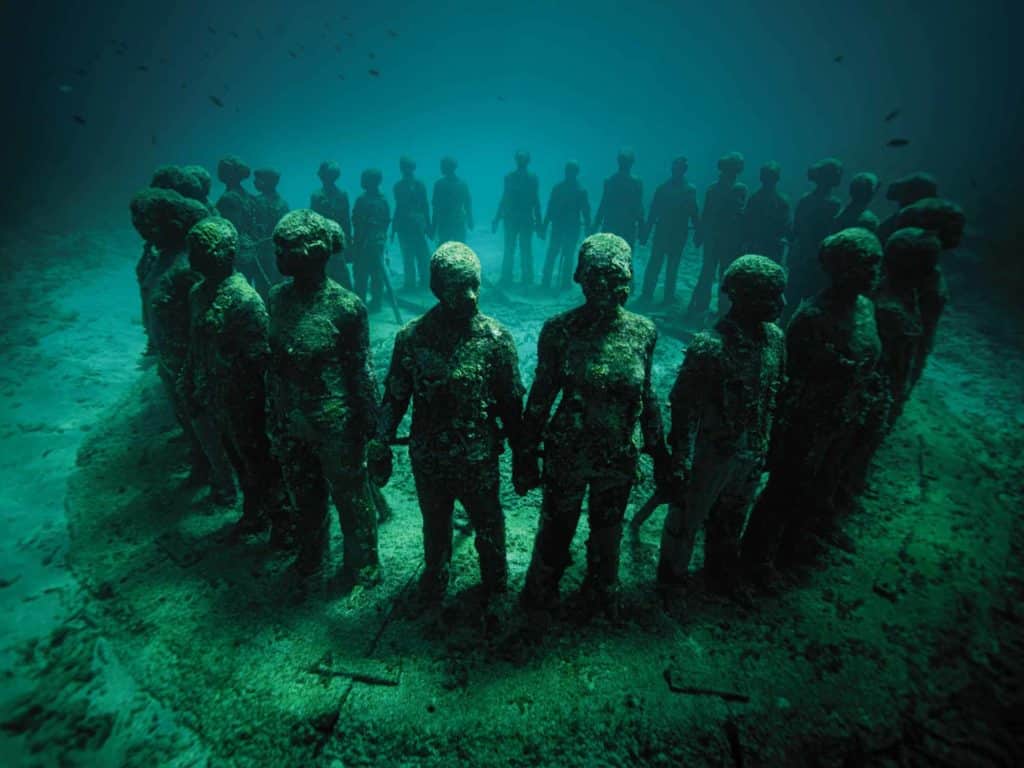 underwater sculpture