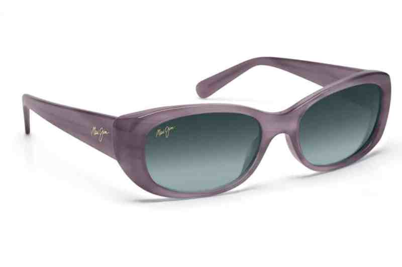 Peahi, Lilikoi, Sand Island, and Driftwood by Maui Jim:
Four new polarized versions by Maui Jim take into account the popularity of white frames for men (Peahi), soft frame colors for women (Lilikoi, pictured), and updated unisex aviator styles (Sand Island and Driftwood). Lens materials include glass and polycarbonate. Prescription versions are available.
$220 to $330, www.mauijim.com