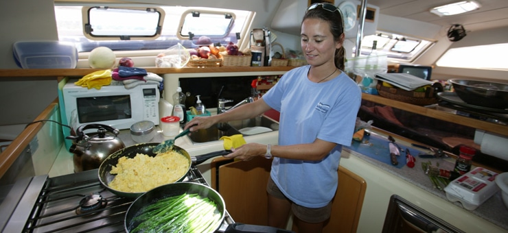 Moorings charterers on board in the BVIs