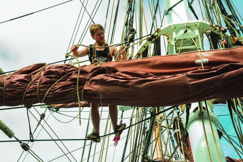 tall ship sailing