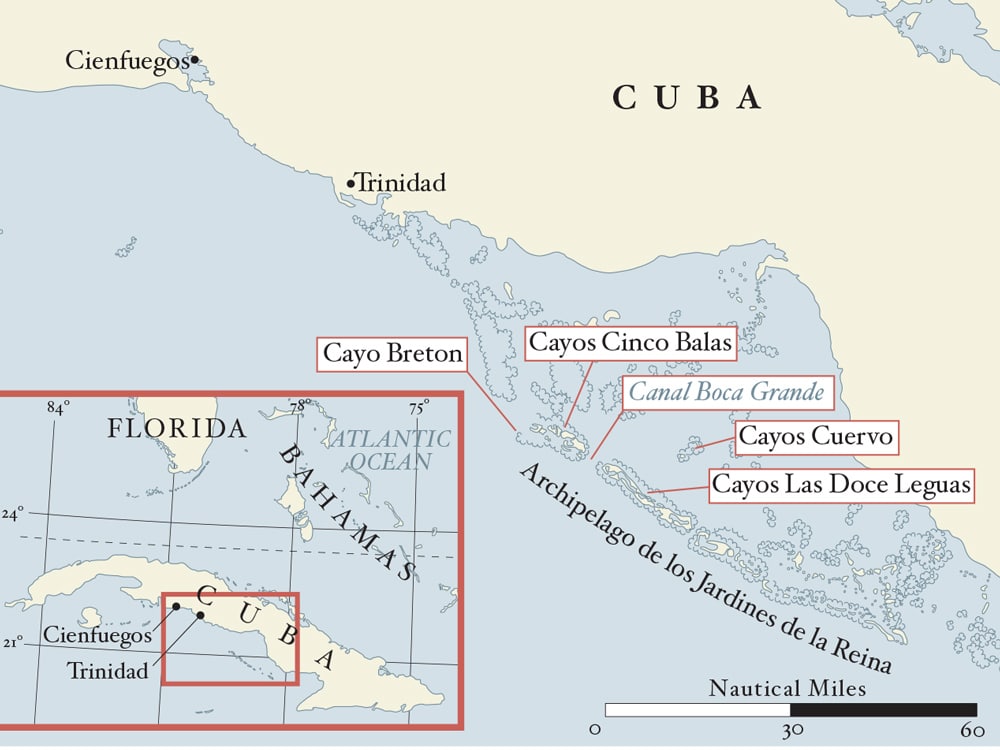 map of Cuba