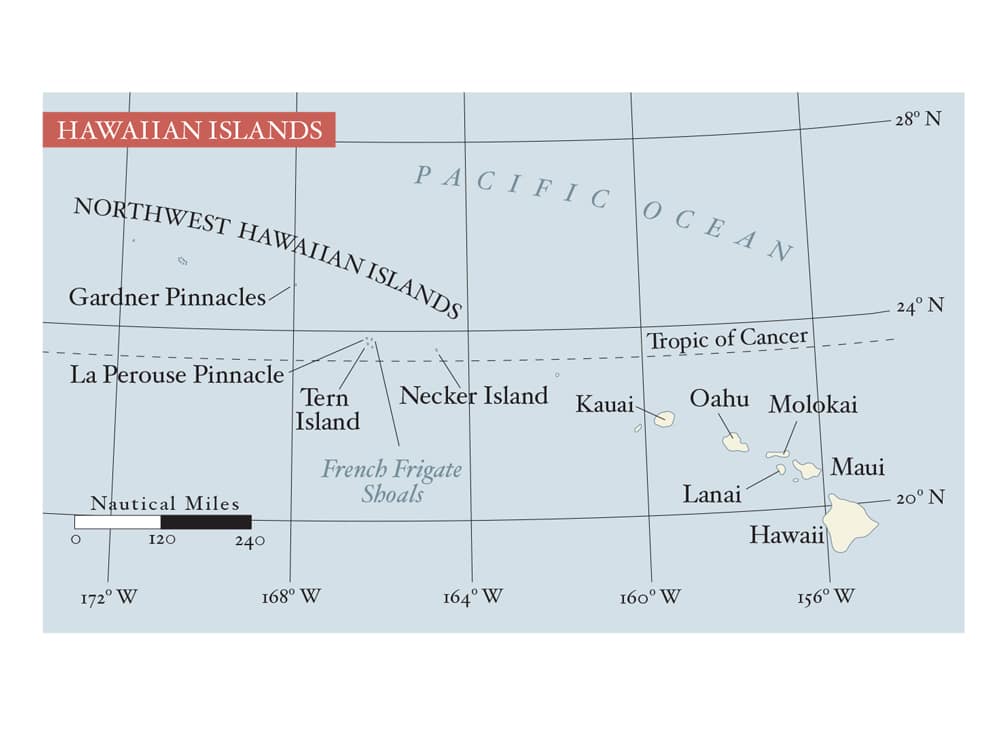 Map of Hawaii