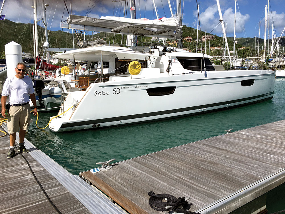 Fountaine Pajot cat