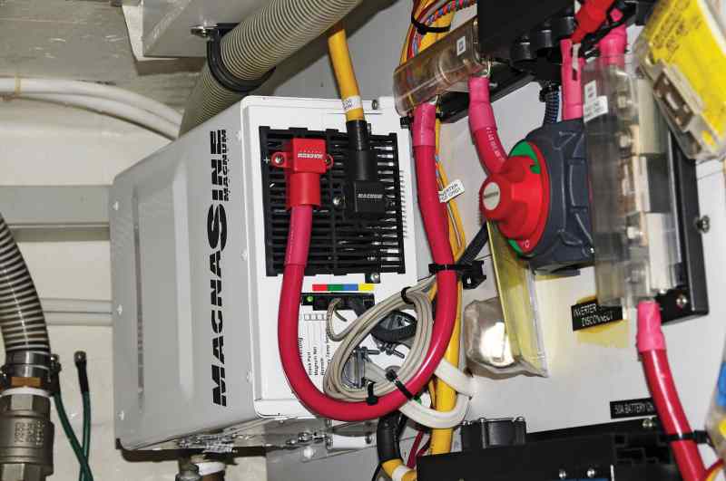 Vertically Mounted Inverter This vertically mounted inverter is properly installed.