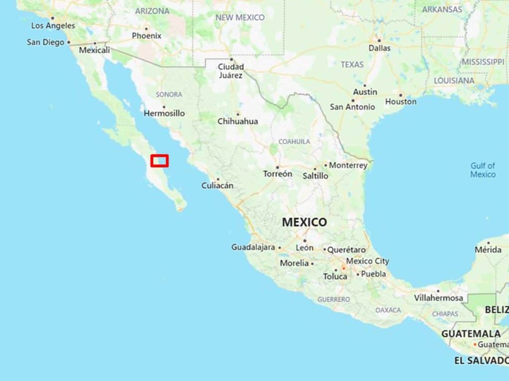 Map of Mexico