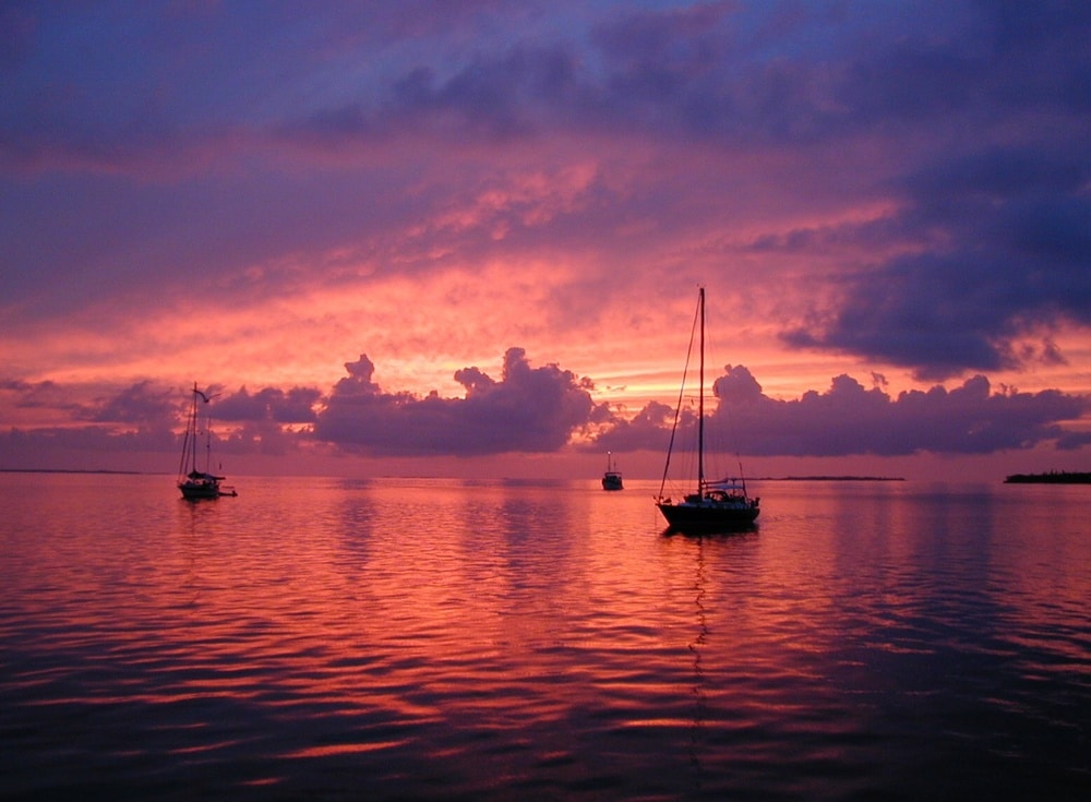 Best sailing sunsets