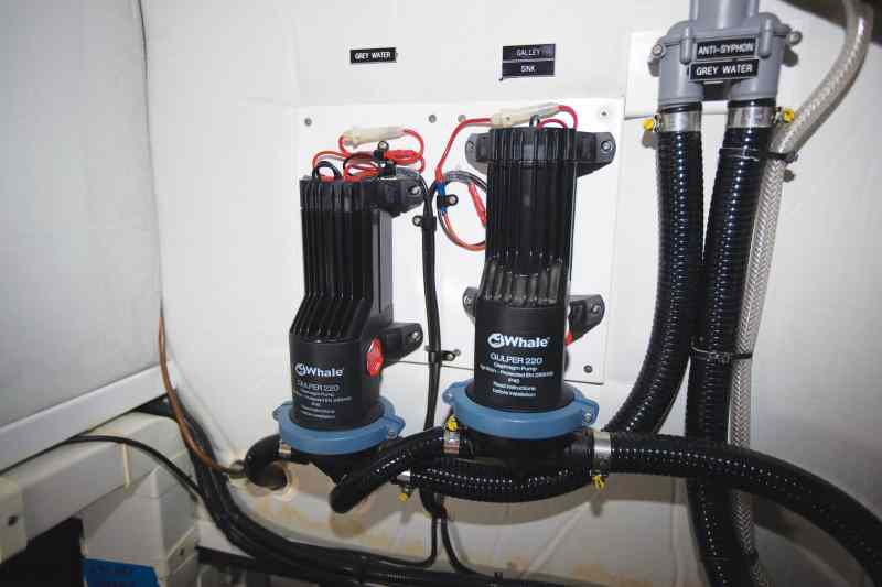 Due to their ability to run dry and resist clogging, diaphragm pumps are commonly used in gray-water installations.