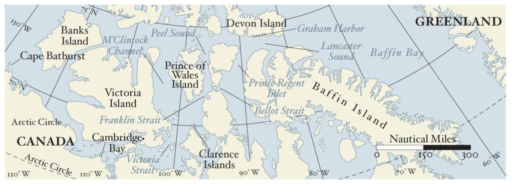 Northwest Passage map