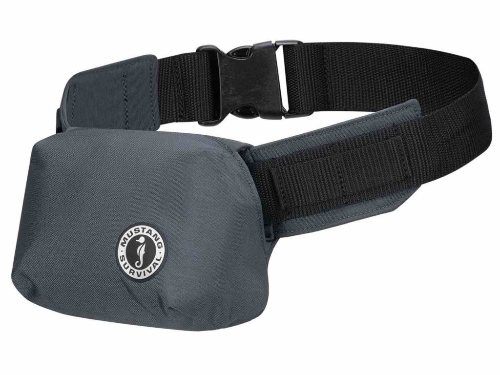 inflatable PFD waist belt