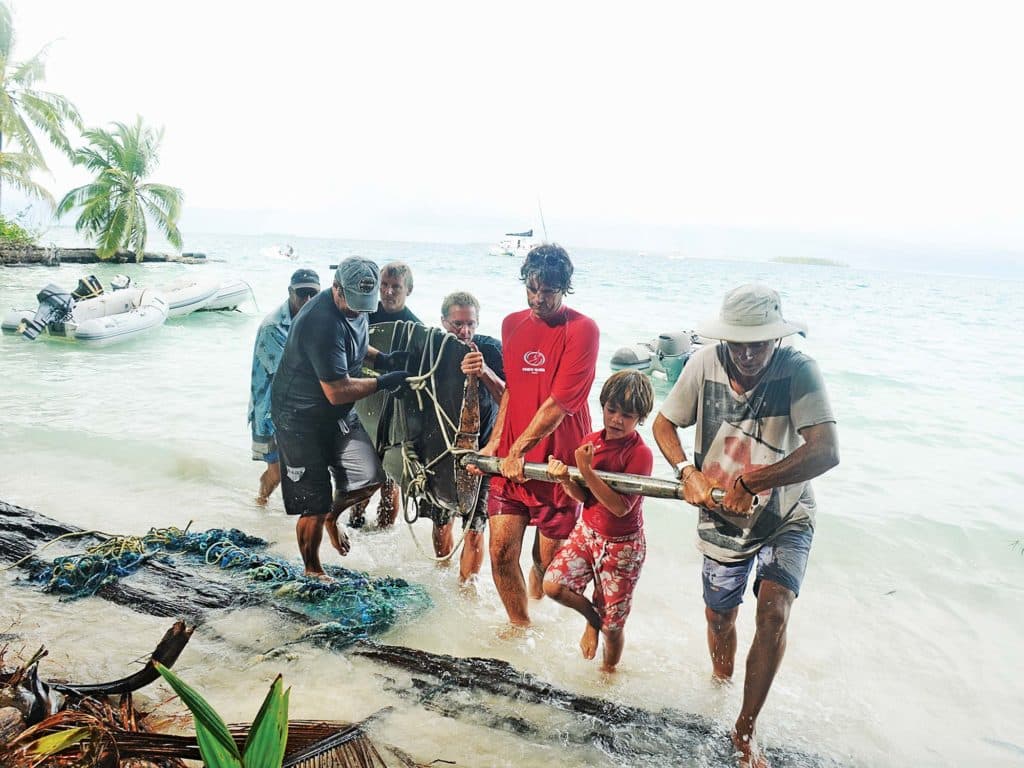 Removing the rudder