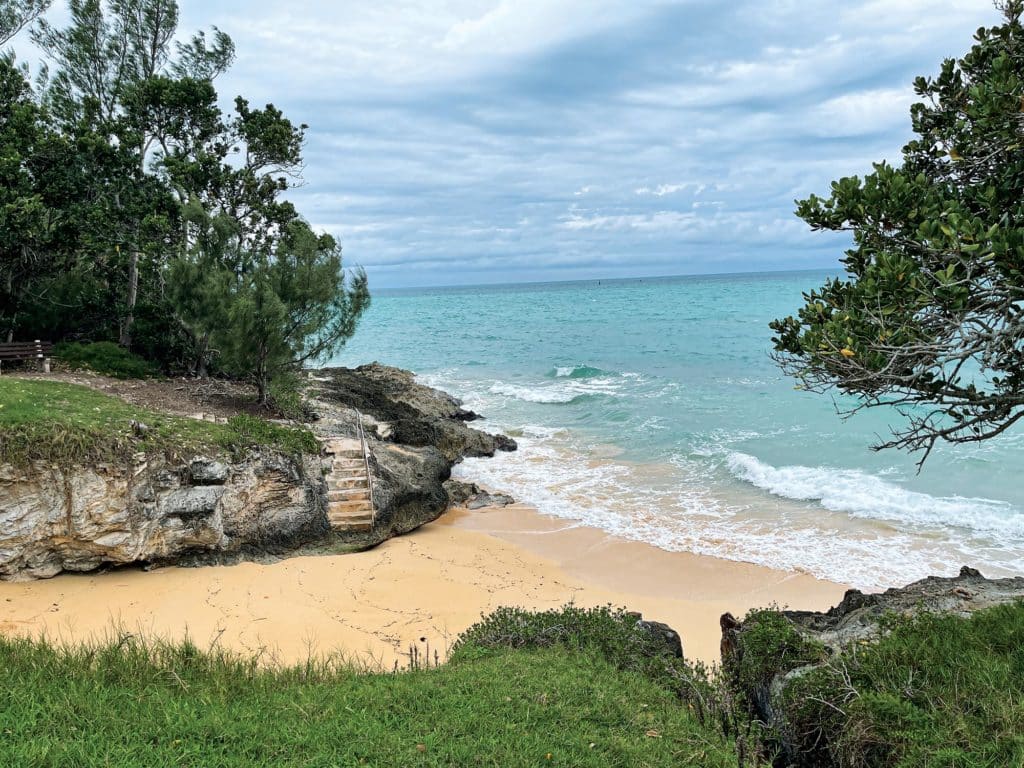 Small beach in Bermuda