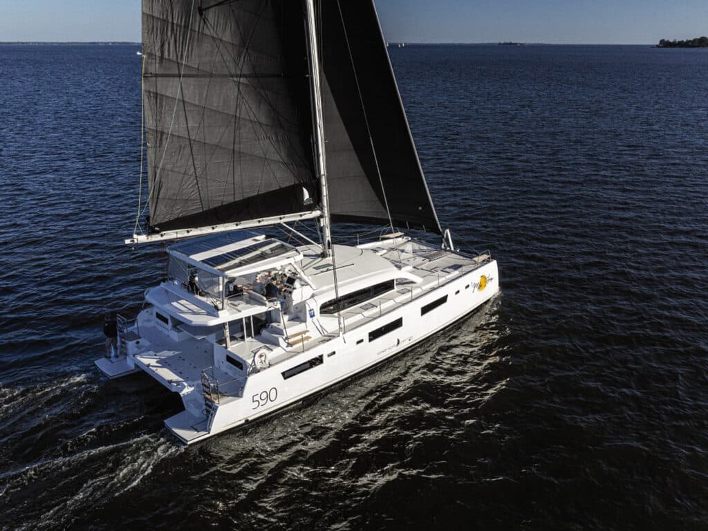 Voyage 590 catamaran