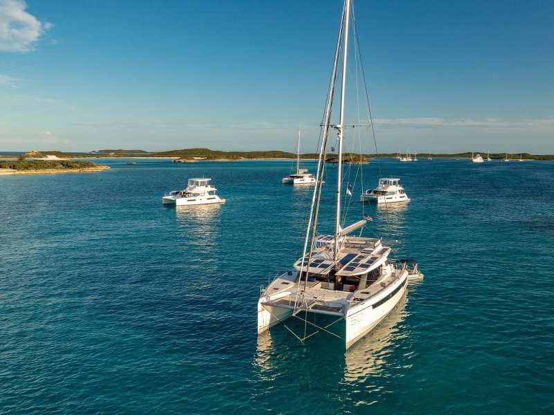 Flotilla charter catamarans