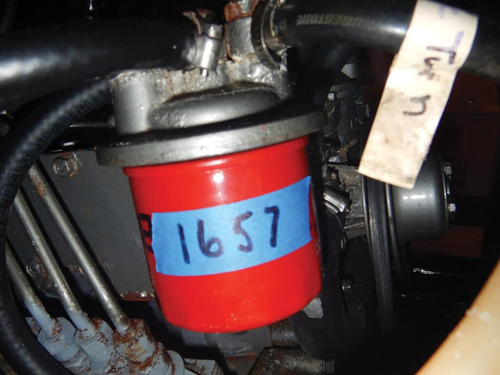 Secondary fuel filter