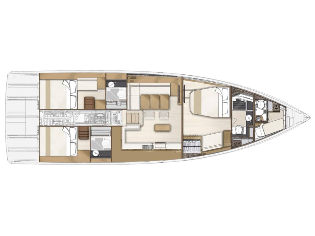 Jeanneau Yachts 55 illustration