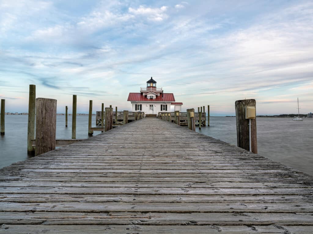 lighthouse in Manteo North Carolina