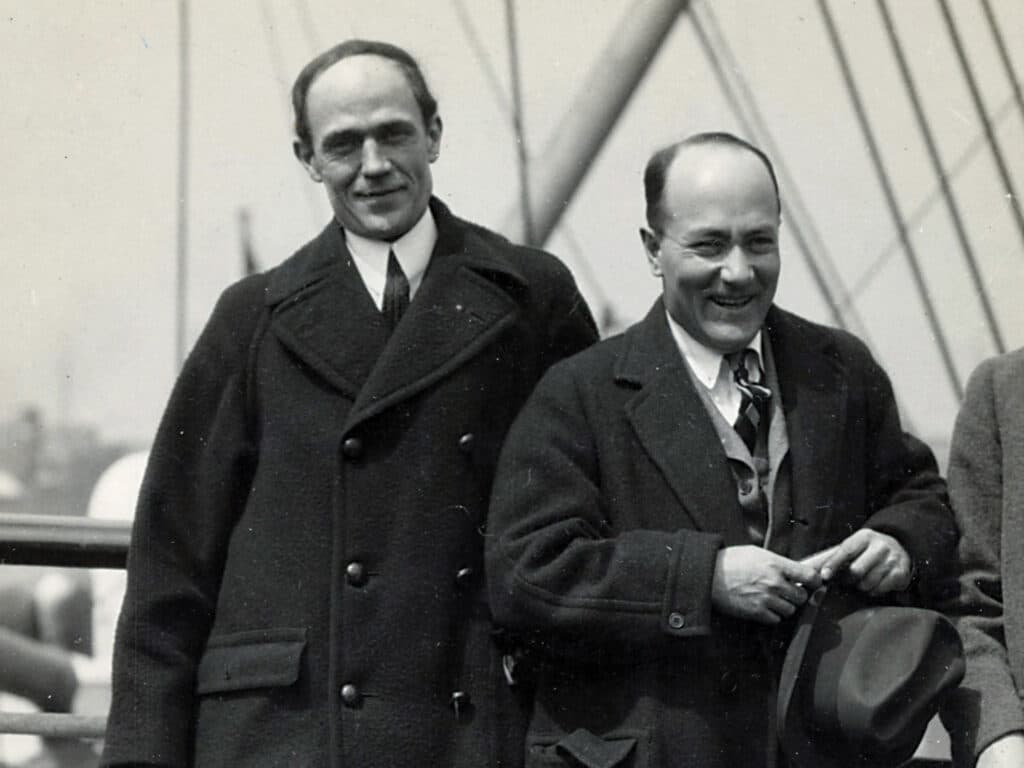 Bill Nutting with Arthur Hildebrand