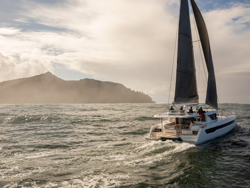 Leopard 46 sailing