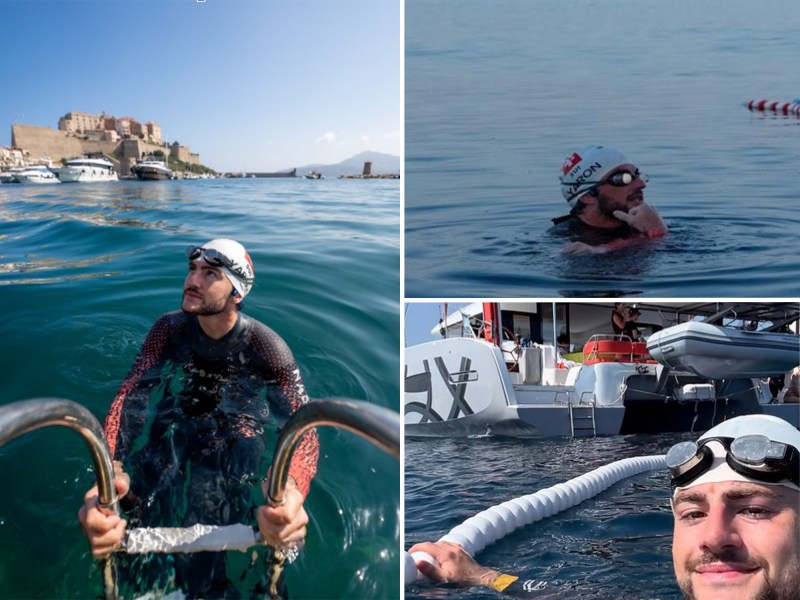 Endurance swimmer Noam Yaron
