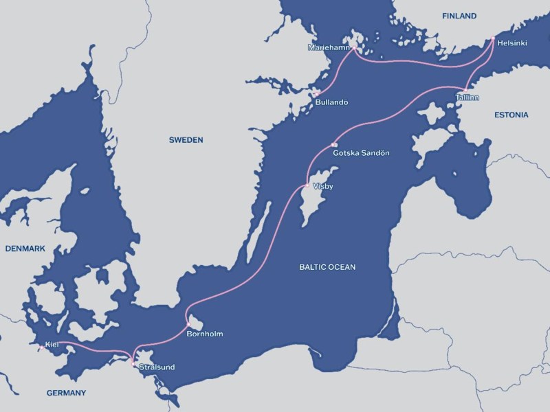 ARC Baltic Rally map